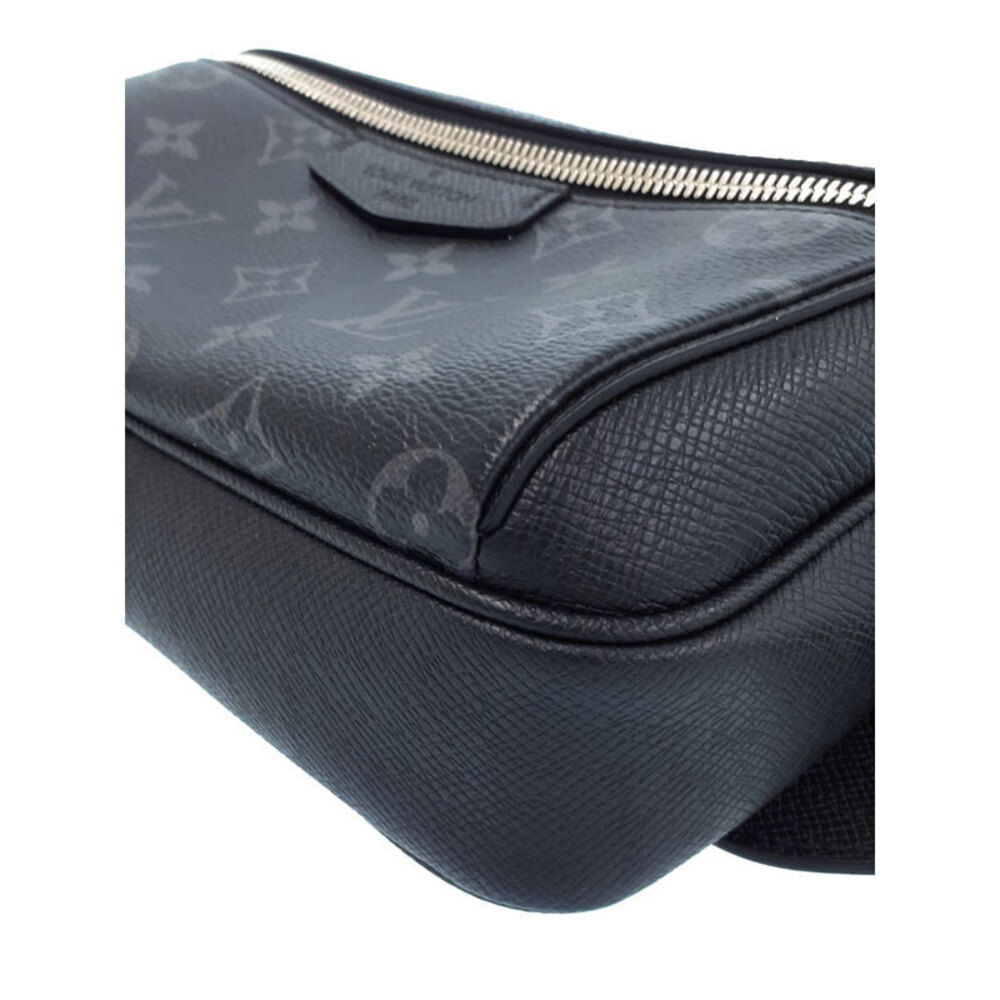 Louis Vuitton Bag Black Outdoor Body Bum Rama Leather Taiga - Picture 5 of 9